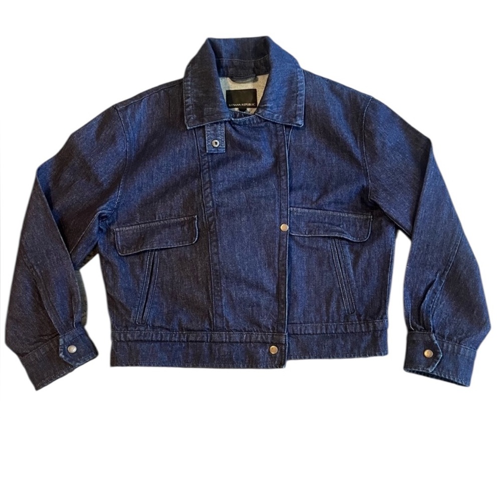 NWT Banana Republic “Amelia Flight” Jean Jacket – Size M